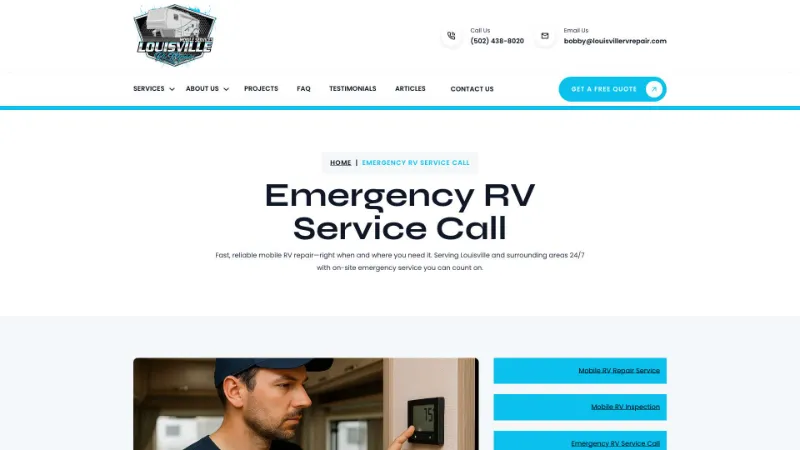 https louisvillervrepair.com service emergency rv service call