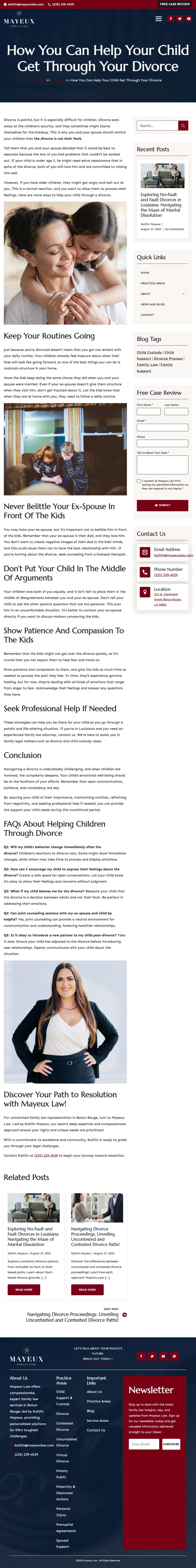https mayeuxlaw.com divorce helping child through divorce expert tips