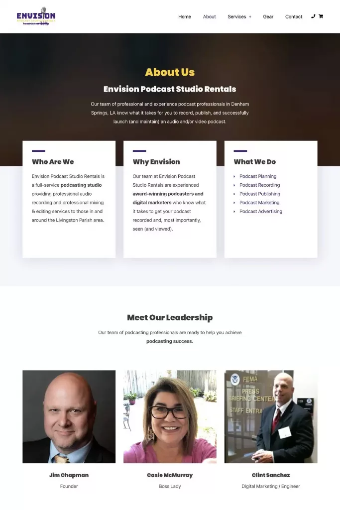 https envisionpodcaststudio.com about