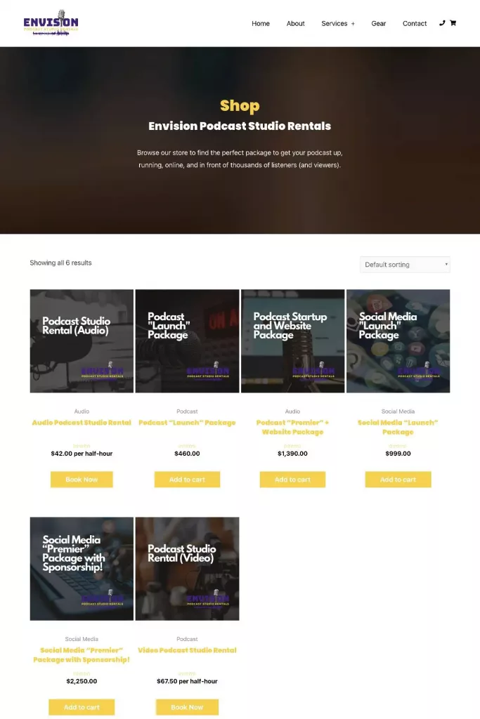 https envisionpodcaststudio.com shop