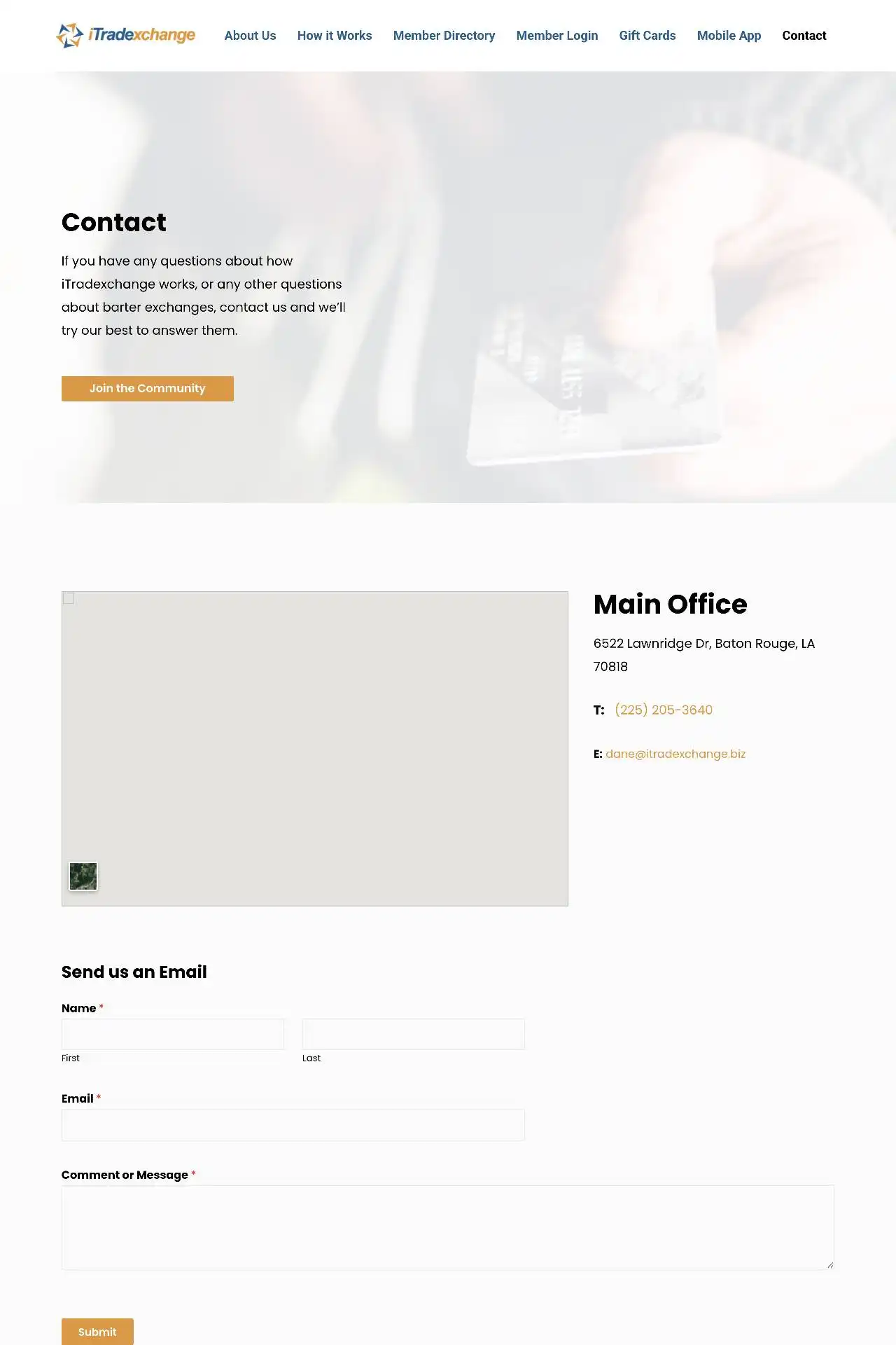 https itradexchange.biz contact