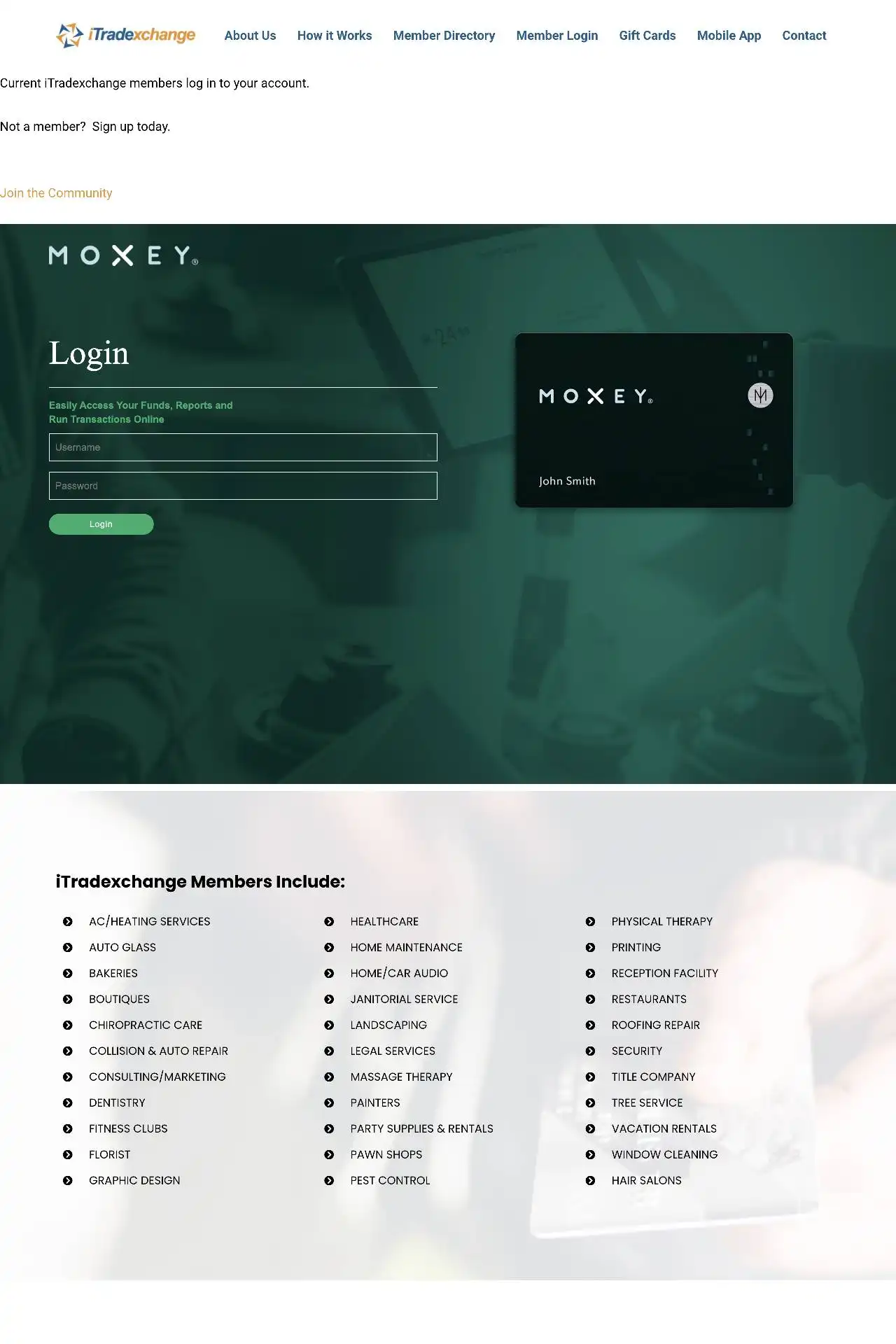 https itradexchange.biz login test