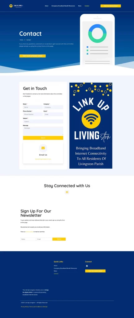 https linkuplivingston com contact
