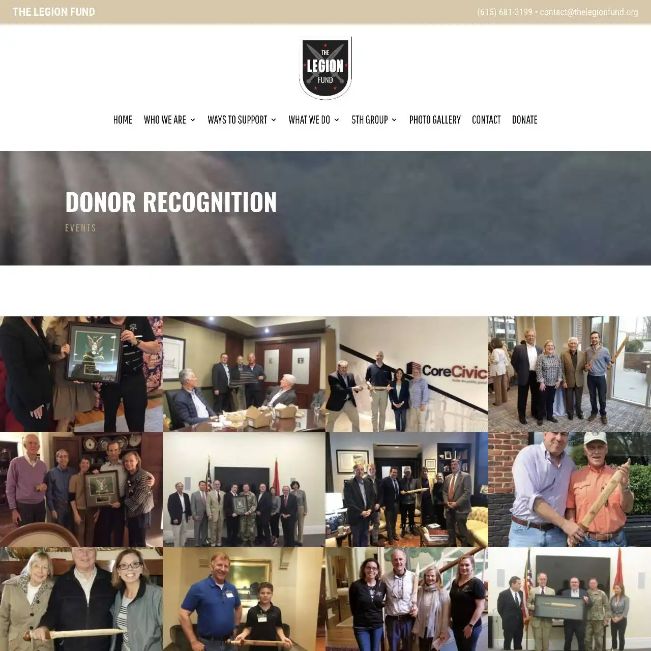 https thelegionfund.org events donor recognition