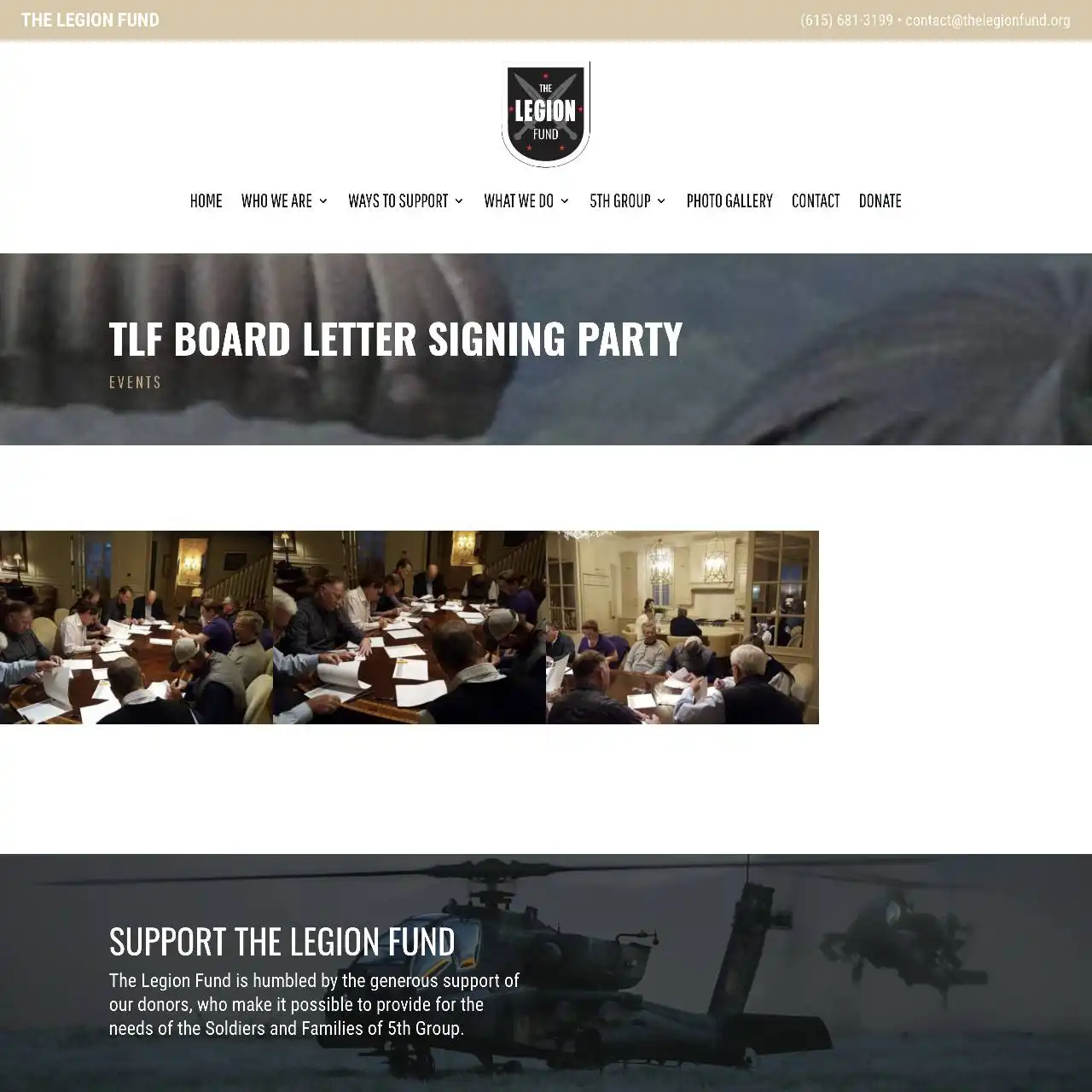 https thelegionfund.org events tlf board letter signing party