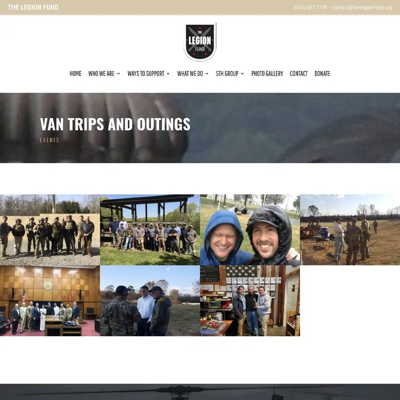 https thelegionfund.org events van trips and outings