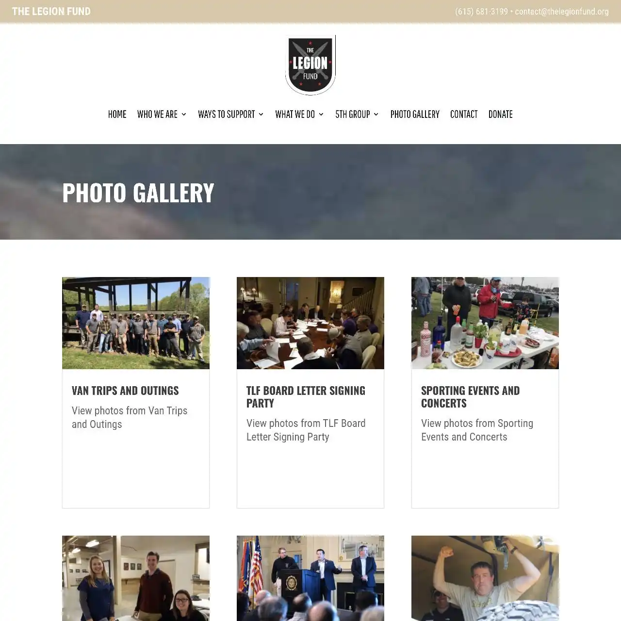 https thelegionfund.org photo gallery