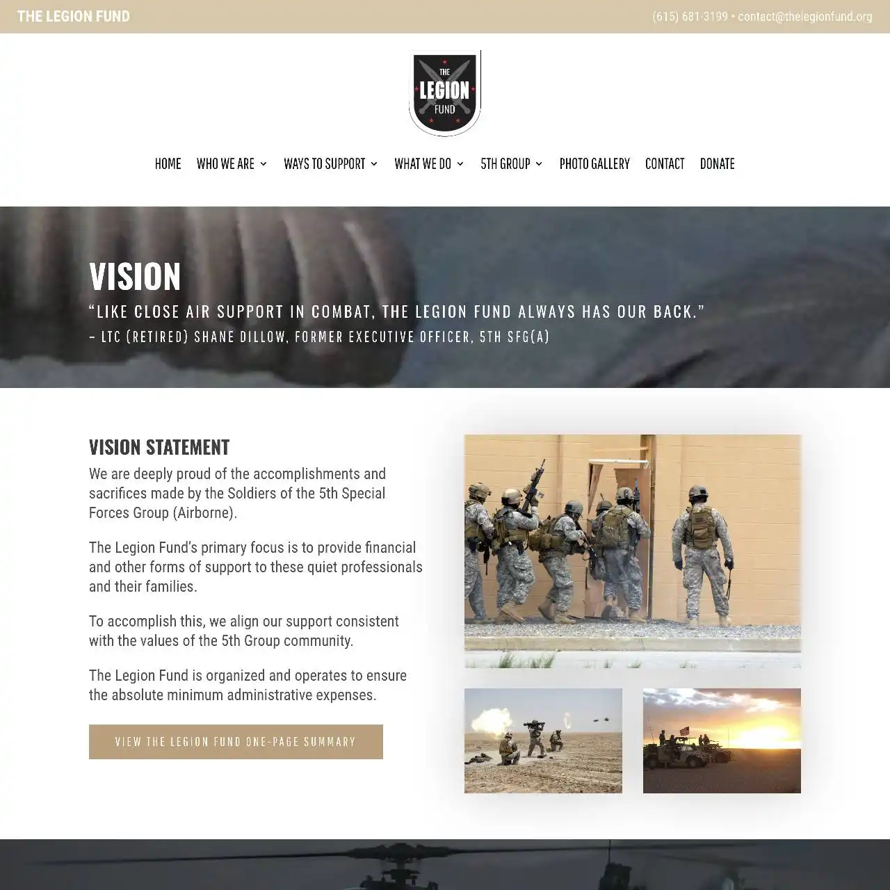 https thelegionfund.org vision
