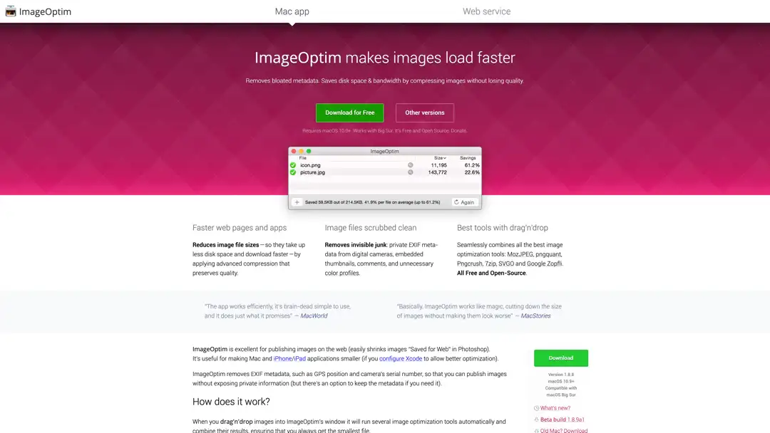image optim marketing tool for dentists