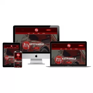 keypanels ecommerce website design device mockup