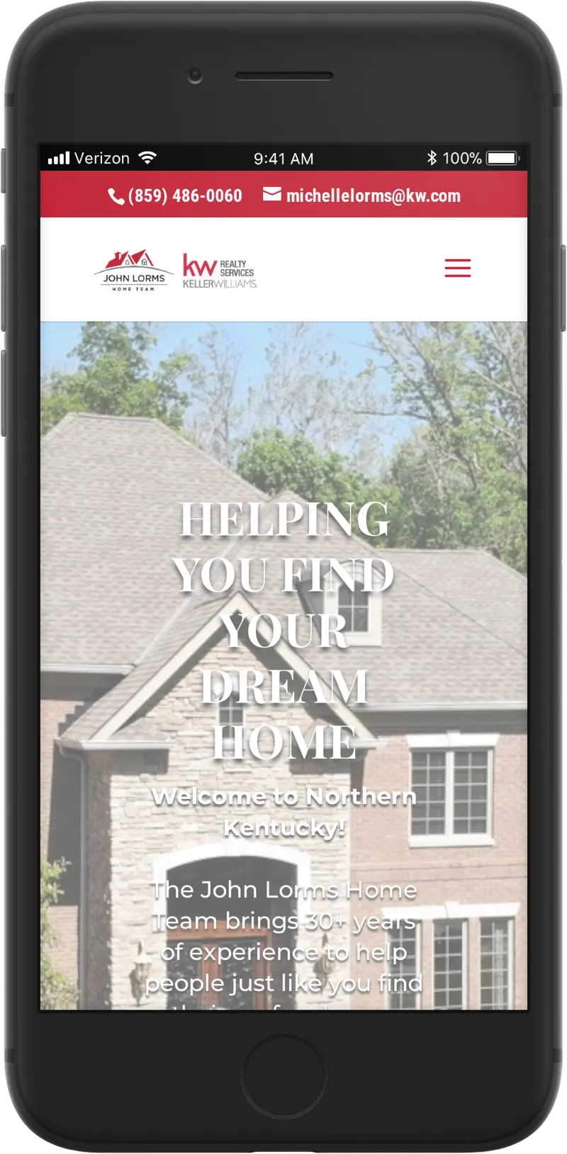lorms home team real estate website design baton rouge 1