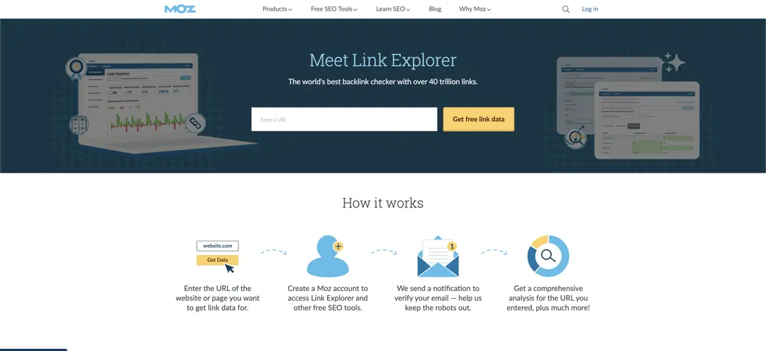 moz link explorer toxic backlinks