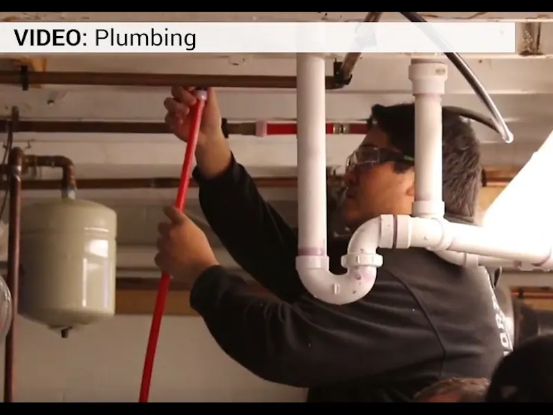 plumbing video marketing freeze frame