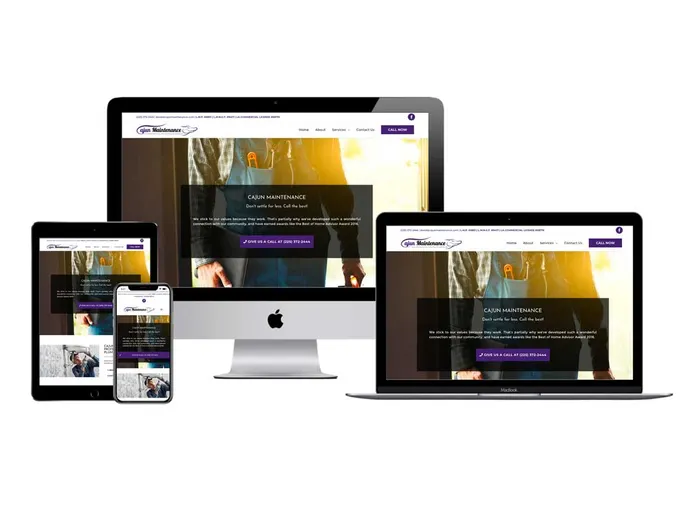 responsive plumbing company website