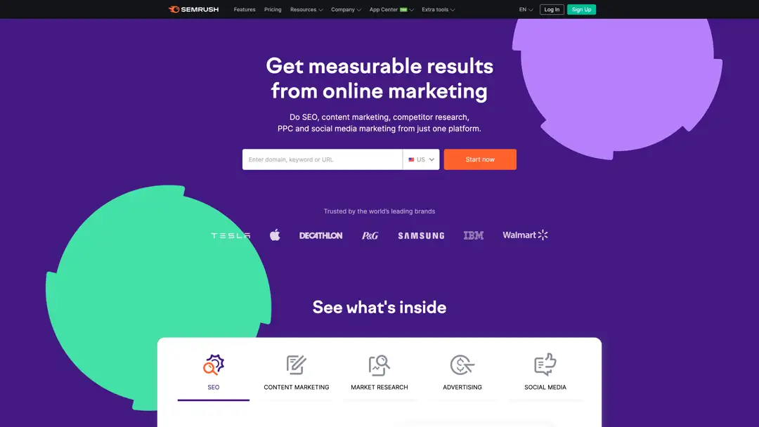 semrush dental marketing tool baton rouge