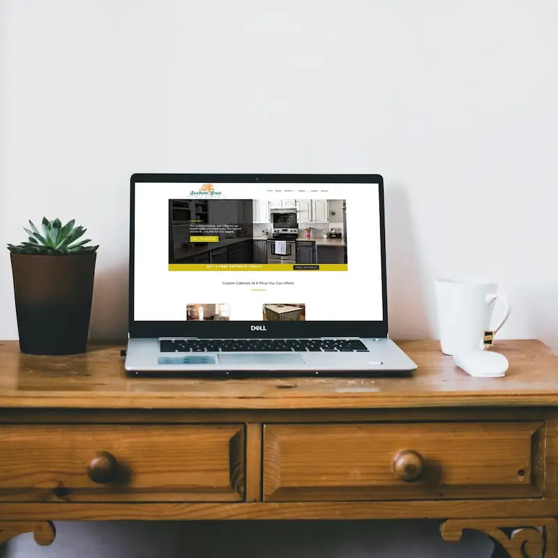 southern grain millworks cabinet company website design baton rouge