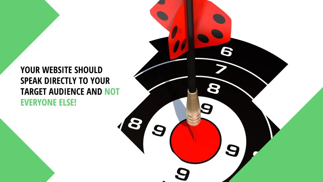 target audience highly converting website