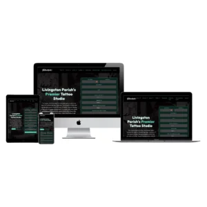 tattootopia website design multiple responsive devices