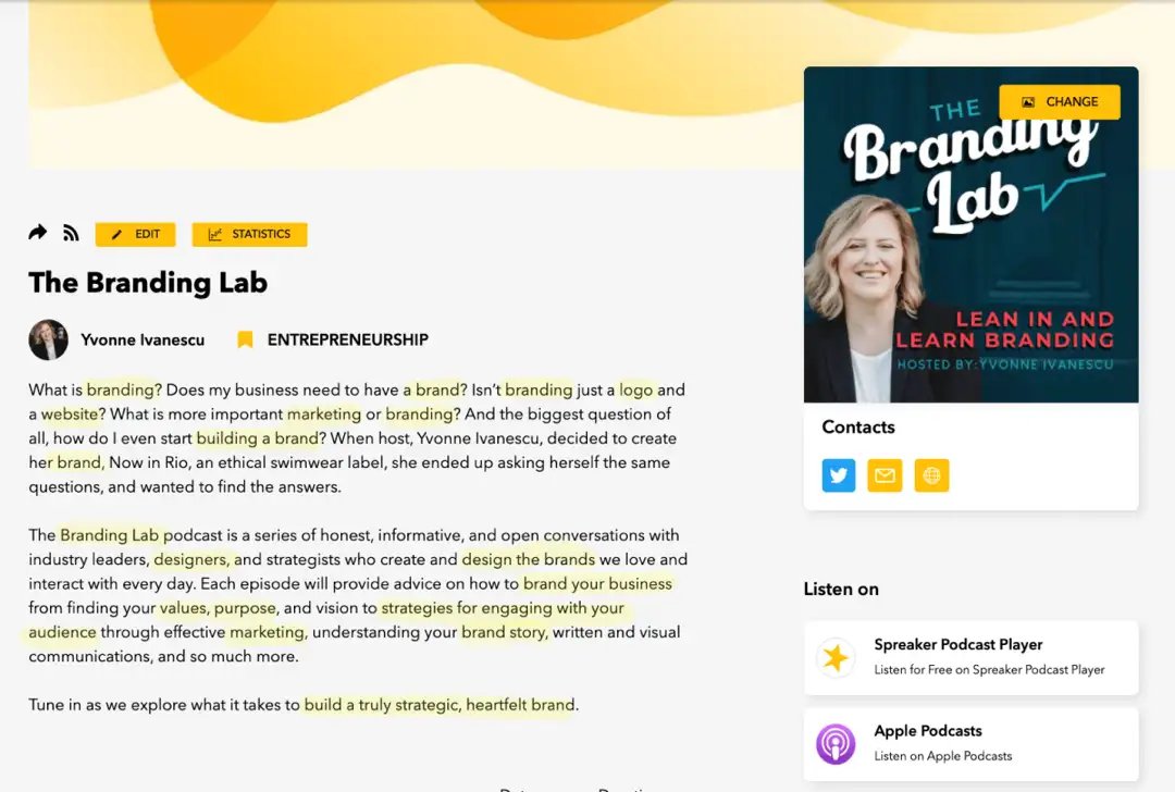the branding lab podcast transcript seo value