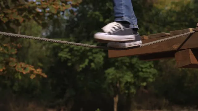tightrope digital marketing concept